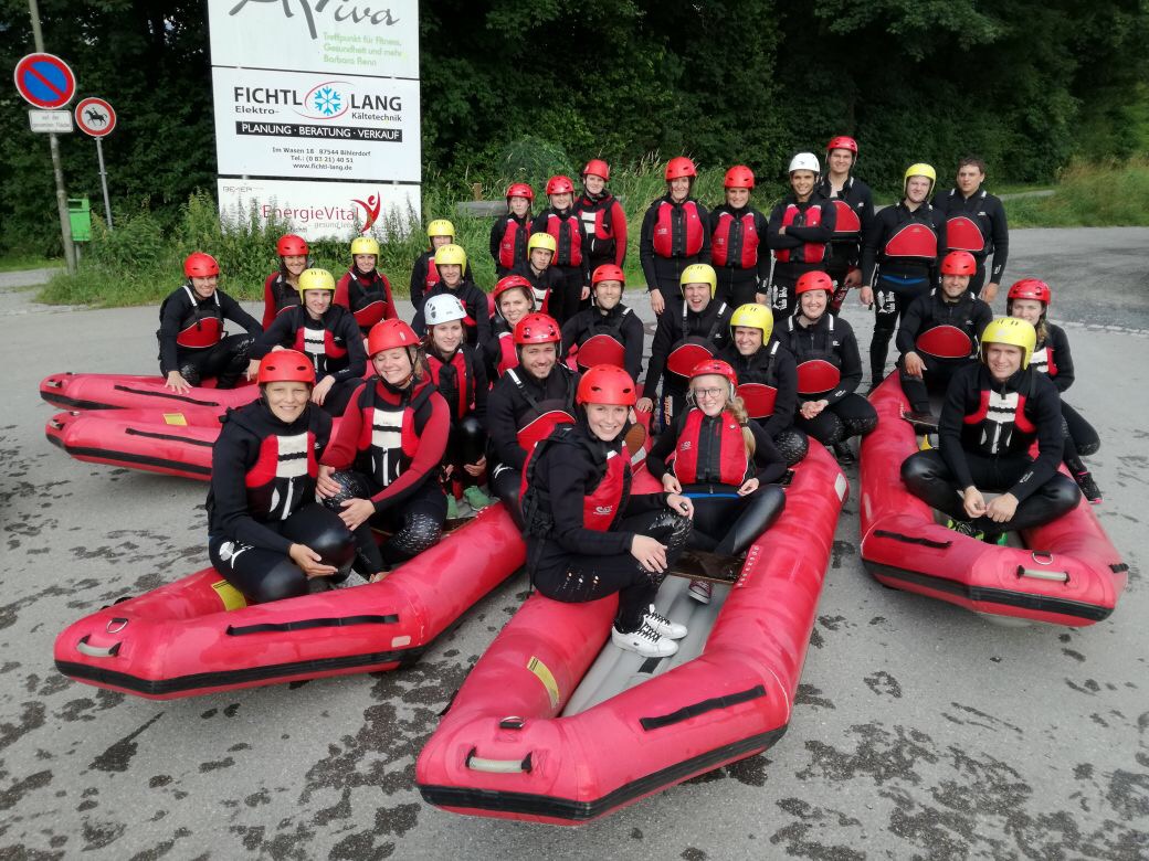 Rafting auf der Iller