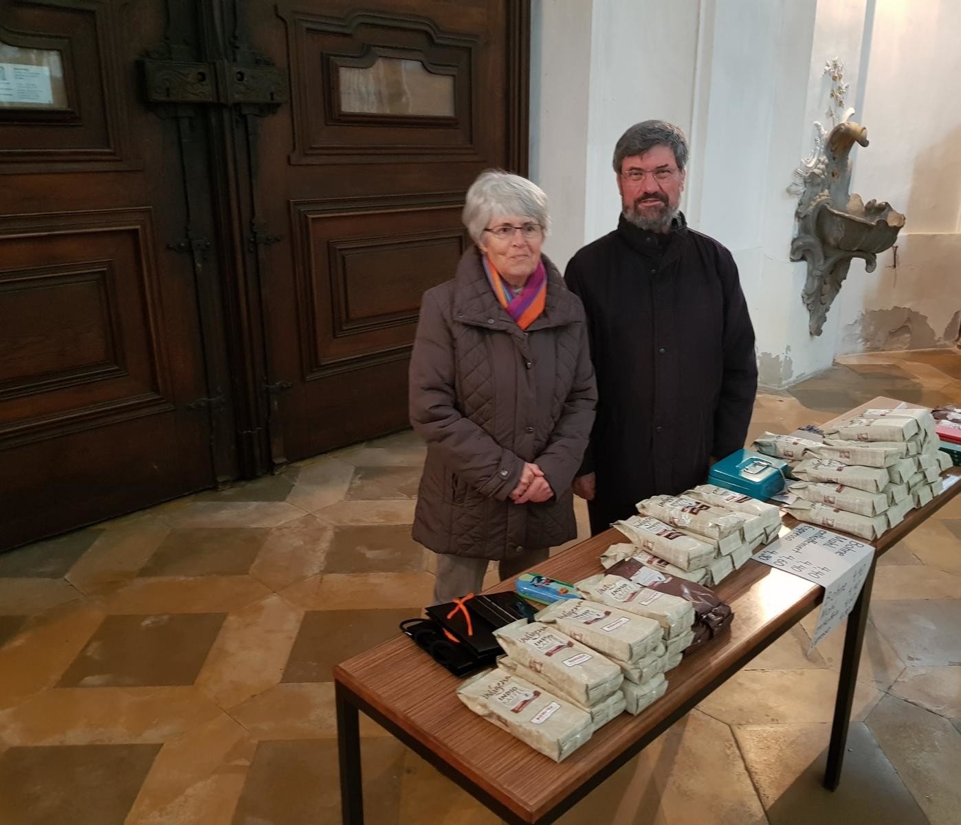 Regelmäßiger Kaffeeverkauf in der Basilika Ottobeuren